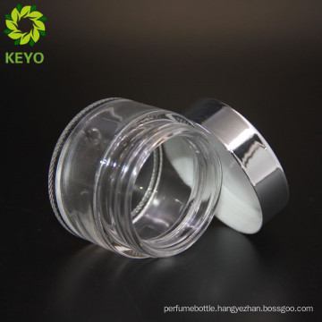 Makeup containetr 50 ml white glass jar for cosmetic